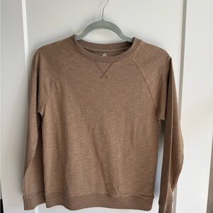 Class Club Men's Tan Crewneck Sweater